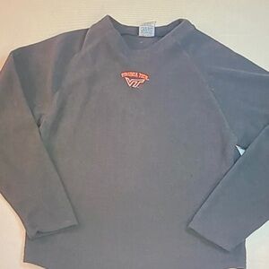 Virginia Tech Men's Black Crewneck Sweater